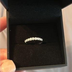 Diamond wedding band